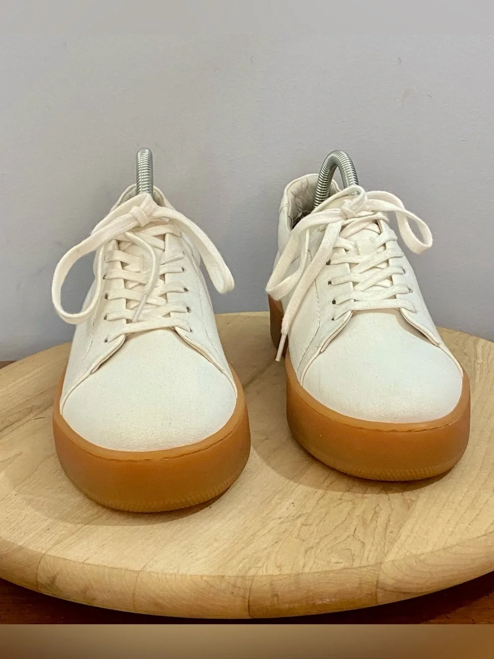 Jenni Kayne Canvas Skater Cream White Sneakers‎ Women’s EU 39 US 9 Casual